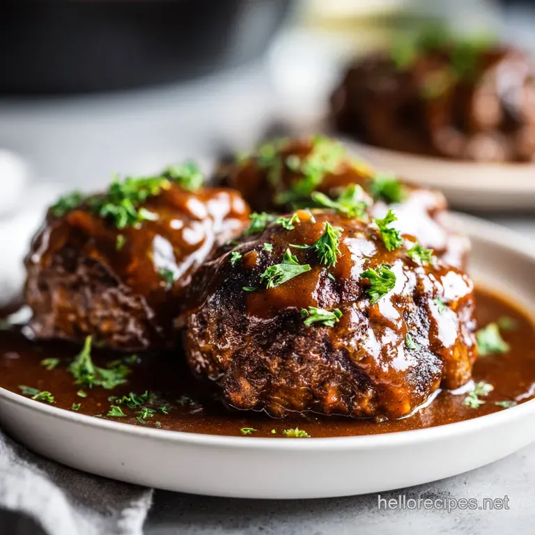 Tender Salisbury Steak with Savory Mushroom Gravy