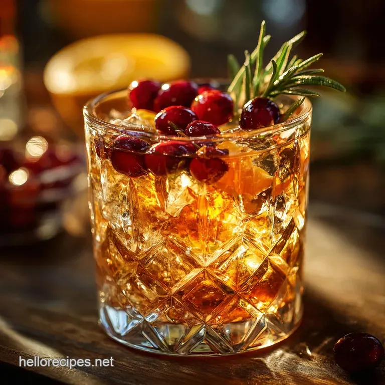 Thanksgiving Cocktails: The Fireside Cranberry Maple Bourbon Smash
