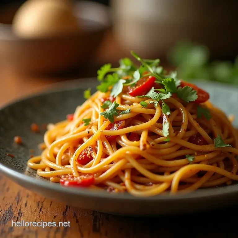 The 15Minute Takeaway Triumph Authentic Speed Lo Mein presentation