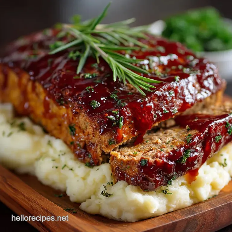 The Sunday Best Meatloaf Sticky Glaze Ultimate Comfort