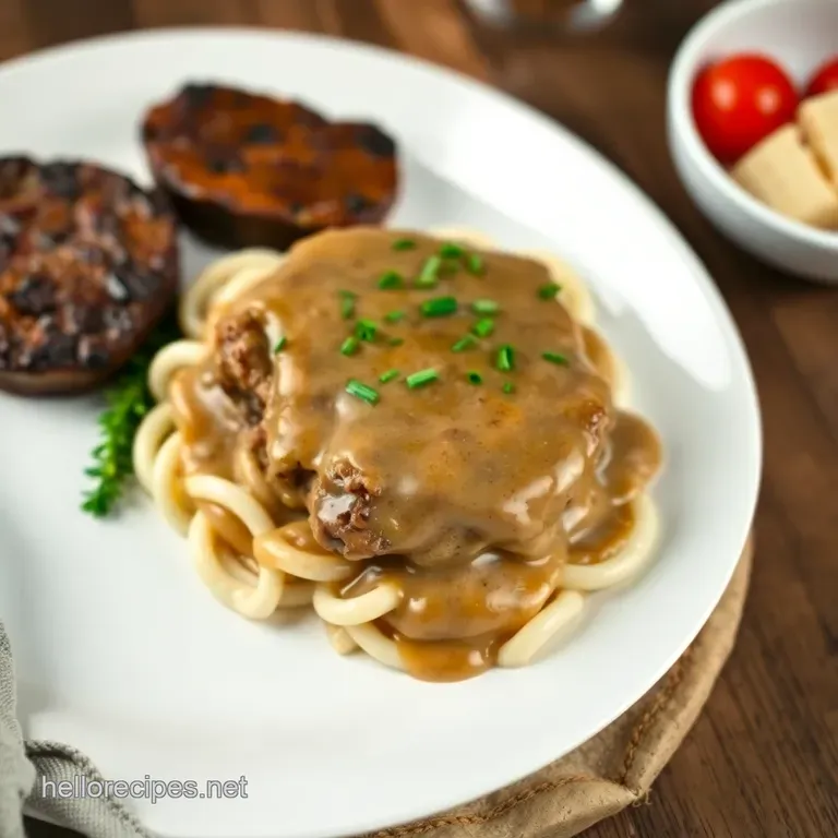 The Best Salisbury Steak a Gravysoaked Classic Reinvented presentation