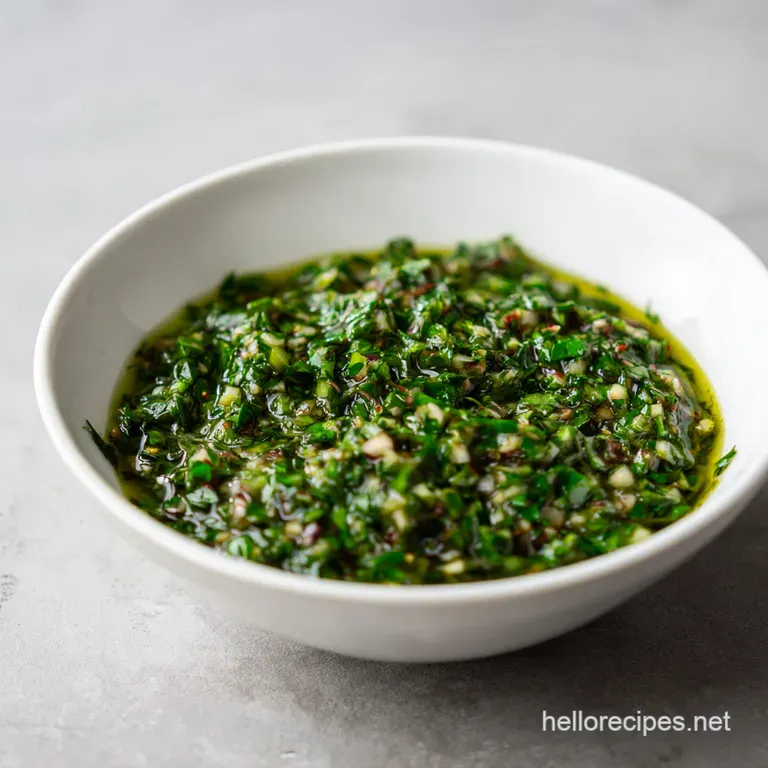 The Boldest Brightest Chimichurri Youll Ever Make presentation