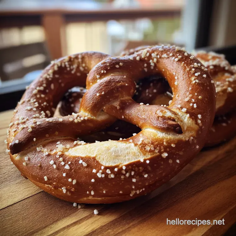 The Classic Bavarian Soft Pretzels Chewy MahoganyCrusted Perfection presentation
