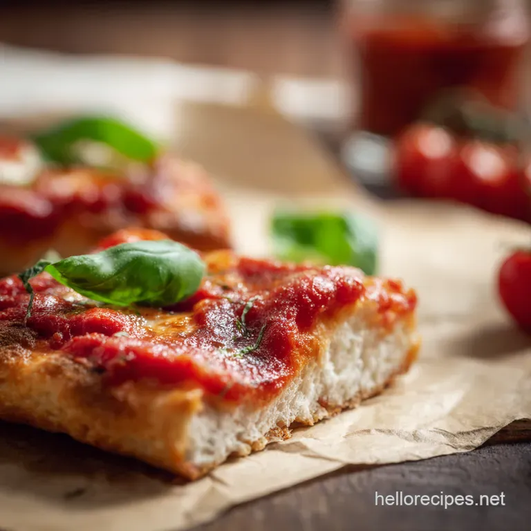 The Classic Margherita Magic Simple Tomato Sauce Pizza Perfection presentation