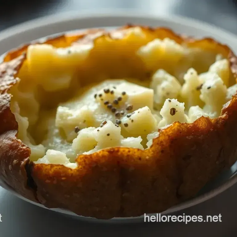 The Crispiest Fluffiest Baked Potato