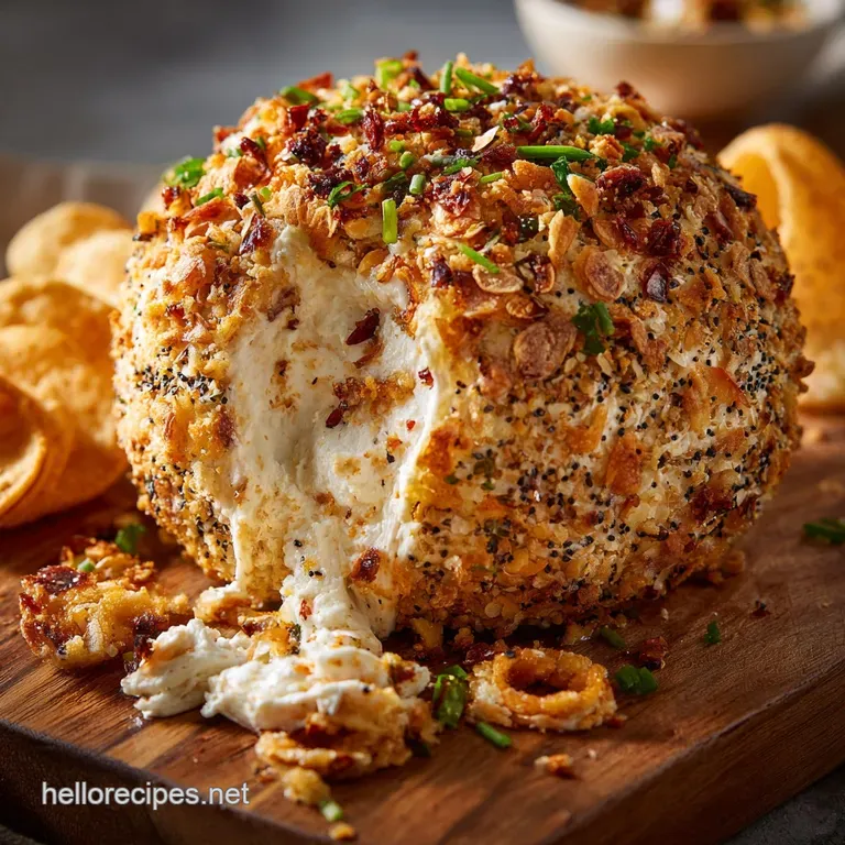 The Everything Bagel Blitz Creamy Crunchy and Utterly Moreish Cheeseball