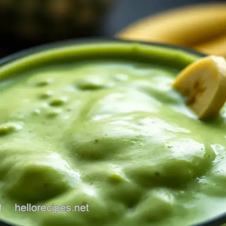 The Energizing Green Goddess Smoothie