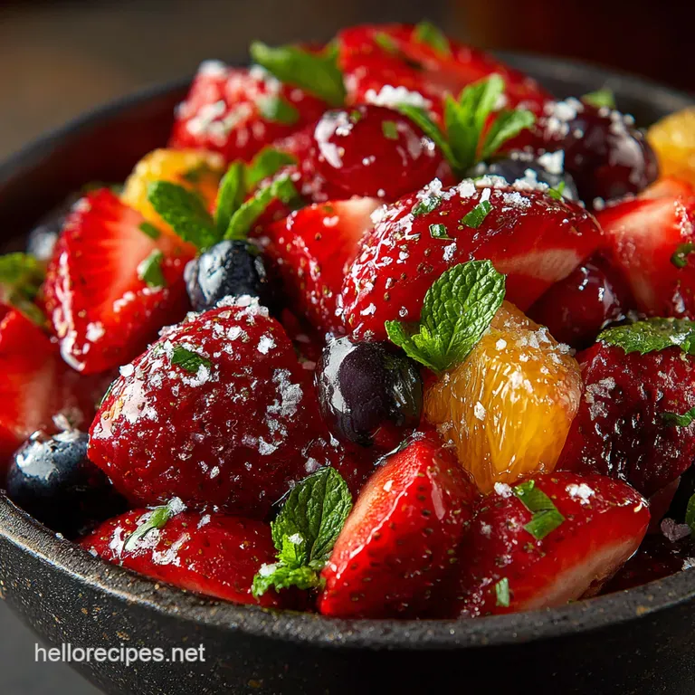 The Food Charlatans Even Better Fruit Salad with a Secret presentation