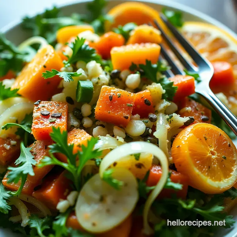 The Full Monty Fennel Salad: Citrus & Herb Explosion