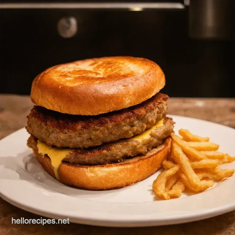 The Knock Your Socks off Patty Melt with Secret Sauce presentation