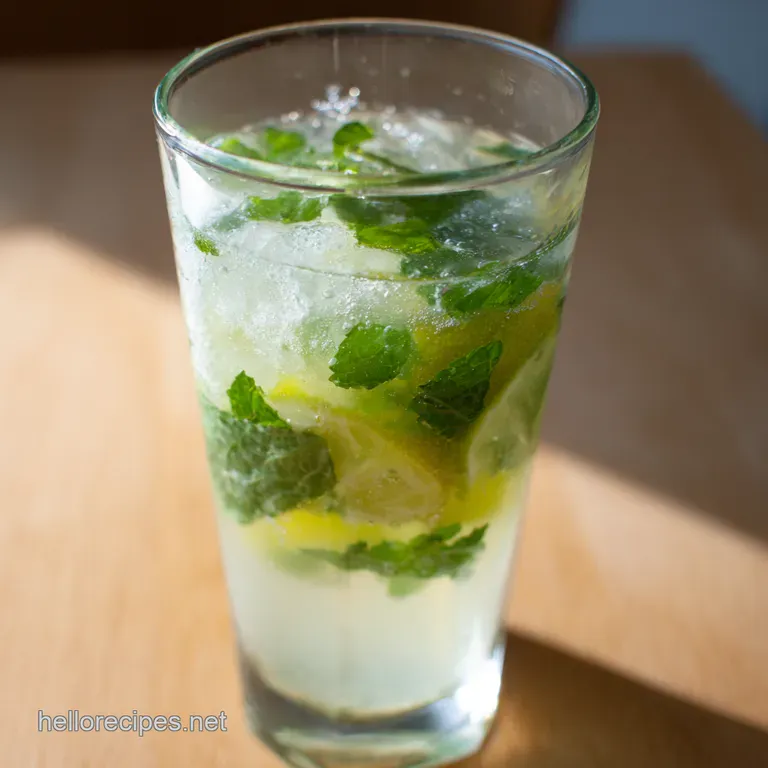 The Perfect Mint Mojito Sunshine in a Glass