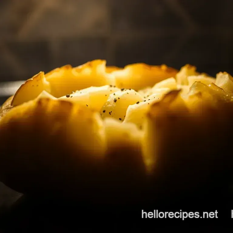 The Perfect Oven-Baked Potato: Fluffy Inside Crispy Skin