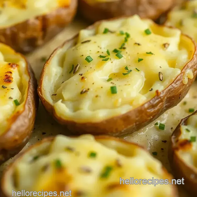 The Perfect Oven-Baked Potato presentation