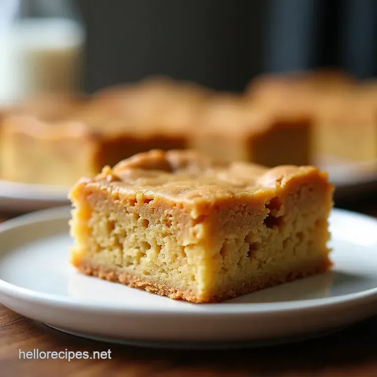 The Ultimate Chewy Classic Blondies A Butterscotch Dream