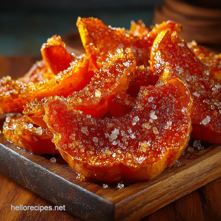 The Ultimate Cinnamon Sugar Roasted Pumpkin presentation