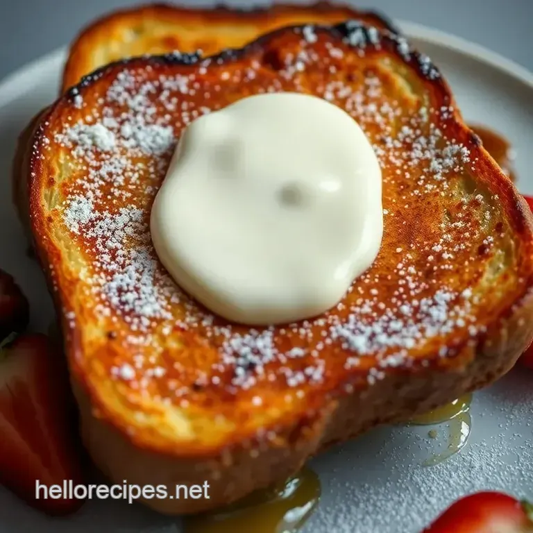 The Ultimate Classic French Toast (Fit for a King... or Queen!) presentation
