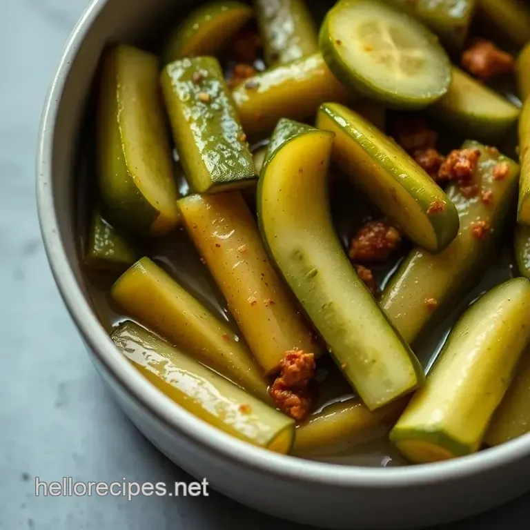 The Ultimate Crunchy Dill Pickles presentation