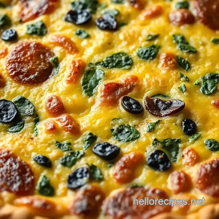 The Ultimate Crustless Breakfast Quiche presentation