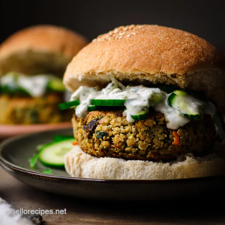 The Ultimate Falafel Burger