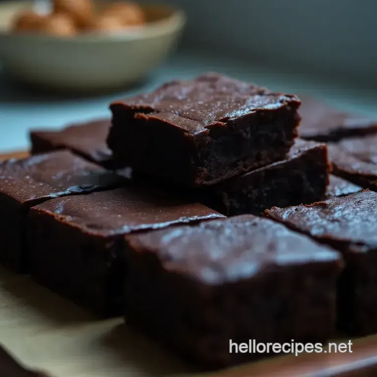 The Ultimate Fudgy Brownies presentation