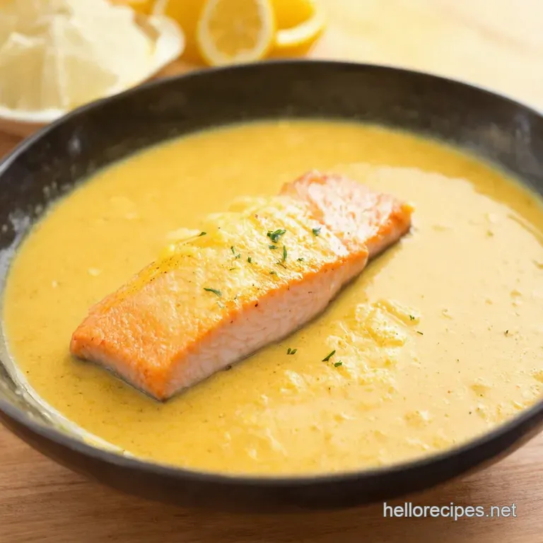 The Ultimate Lemon Butter Sauce for Fish Panseared Perfection presentation
