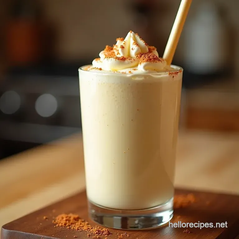 The Ultimate Vanilla Milkshake presentation