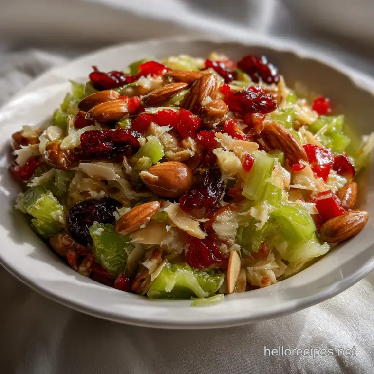 Torn Olives with Almonds Celery Parmesan: Flavor Physics presentation