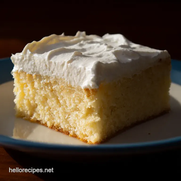 Tres Leches Cake a Soaktastic Mexican Delight presentation