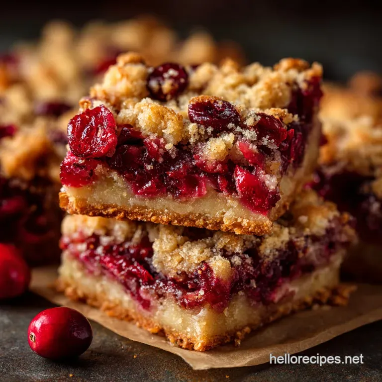 Cranberry Crumble Bars and Browned Butter Blondie: the Ultimate Festive Bar presentation