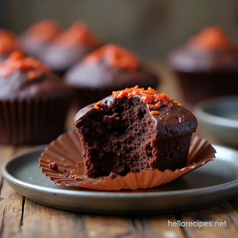 The Ultimate Double Chocolate Volcano Muffins Rich Dark and Deeply Satisfying