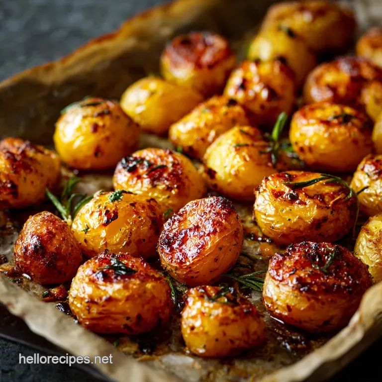 Crispy Oven Roasted Potatoes: the Ultimate Fluffy Crisp Roasties presentation