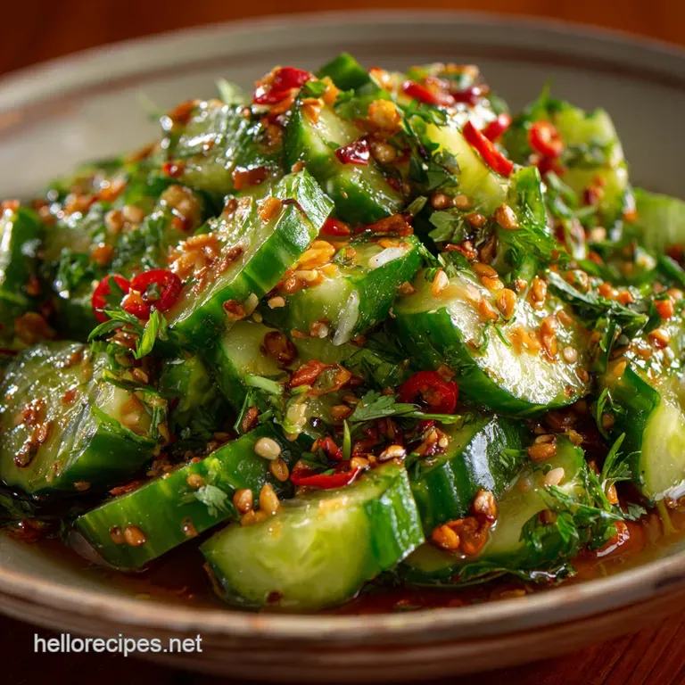 The Ultimate Smashed Asian Cucumber Salad Crunchy Spicy Refreshing