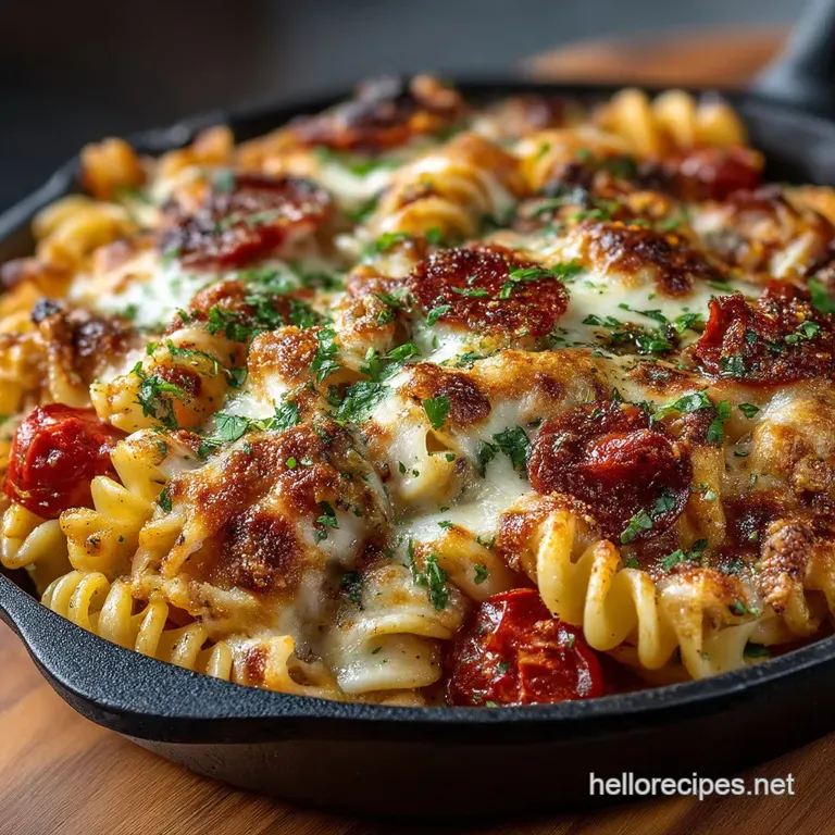 The DeepDish Delight A Proper Pizza Pasta Bake