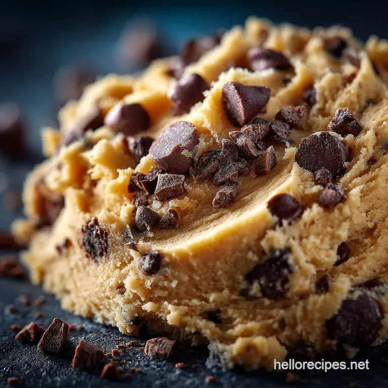 NoBake Nostalgia The Ultimate Edible Chocolate Chip Cookie Dough