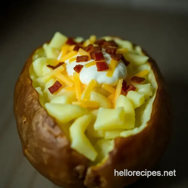 Ultimate Fluffy Baked Potato: The British Classic presentation