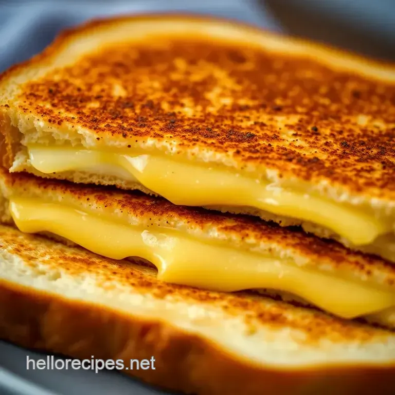 Ultimate Grilled Cheese Sandwich: Melt-In-Your-Mouth Perfection presentation