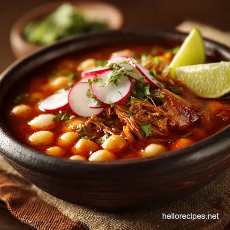 Pozole Rojo The Ultimate Hearty Mexican Hominy Stew