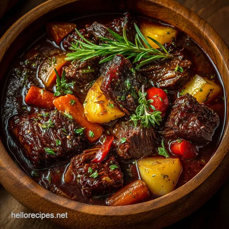 The Ultimate Slowcooked Beef Stew a Proper Heartwarmer presentation