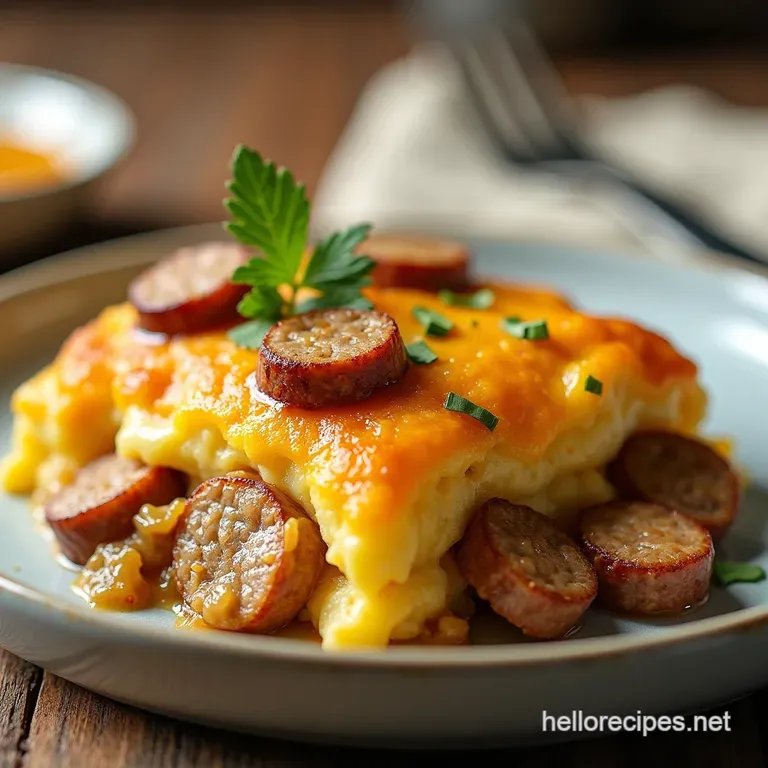 The Ultimate Sausage Cheddar Morning Bake A MakeAhead Brunch Marvel