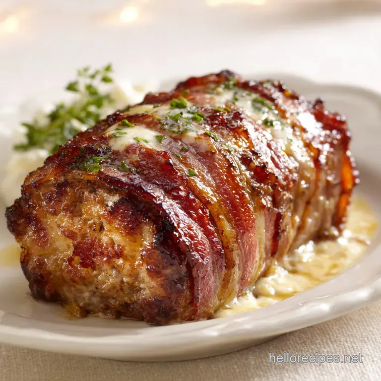 The Ultimate Sunday Dinner Smoked Paprika Bacon Wrapped Meatloaf