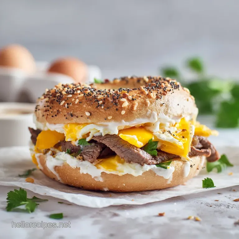 Steak Egg and Cheese Bagel: The Ultimate Recipe