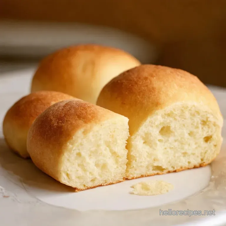 Vanilla Dream Pan De Mallorca Rolls presentation