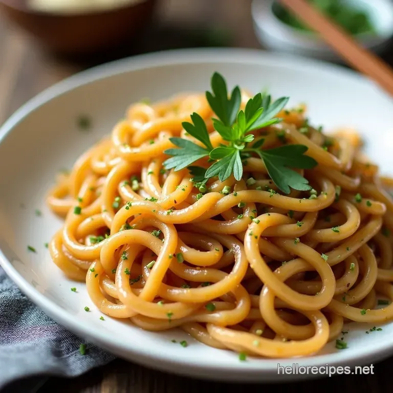 Cheeky Vegan Garlic Butter Udon The 20Minute Weeknight Wonder