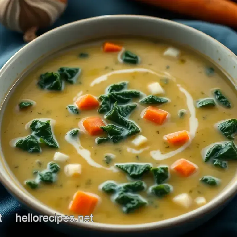 Velvety Kale Soup with Creamy Coconut Touch