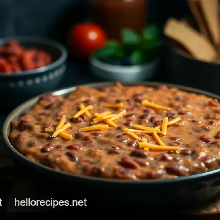 Velvety Refried Bean Dip Recipe: My Family' s Favourite Snack Sensation