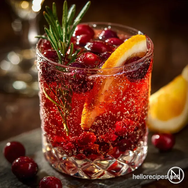 Very Merry Ornamentini The Sparkling Cranberry Christmas Cocktail