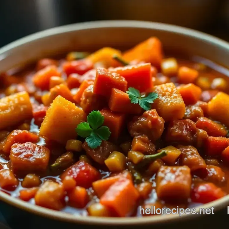 Vibrant Vegetable Chili: A Hearty Garden Delight