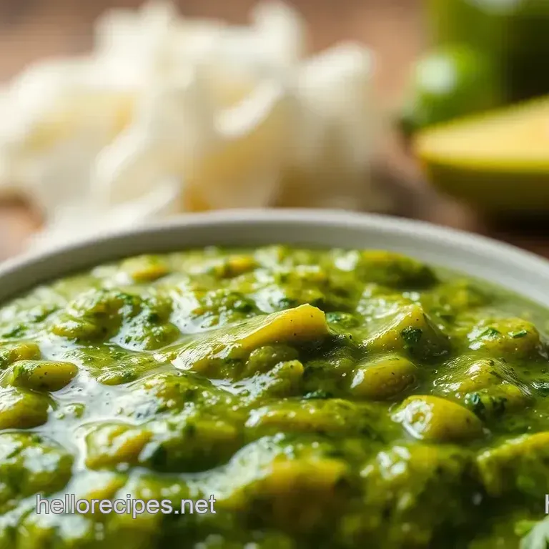 Vibrant & Zesty Salsa Verde