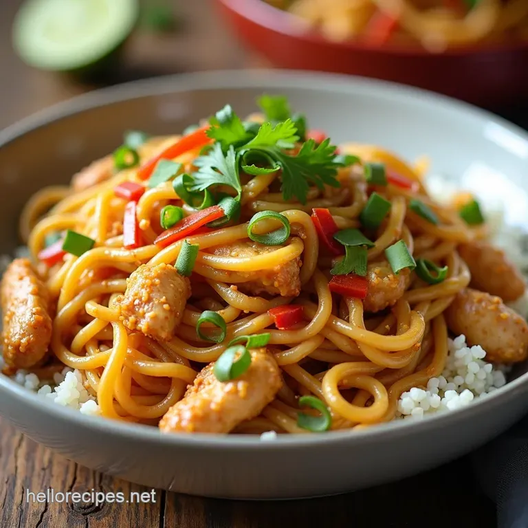 Weeknight Winner Easy Chicken Chow Mein