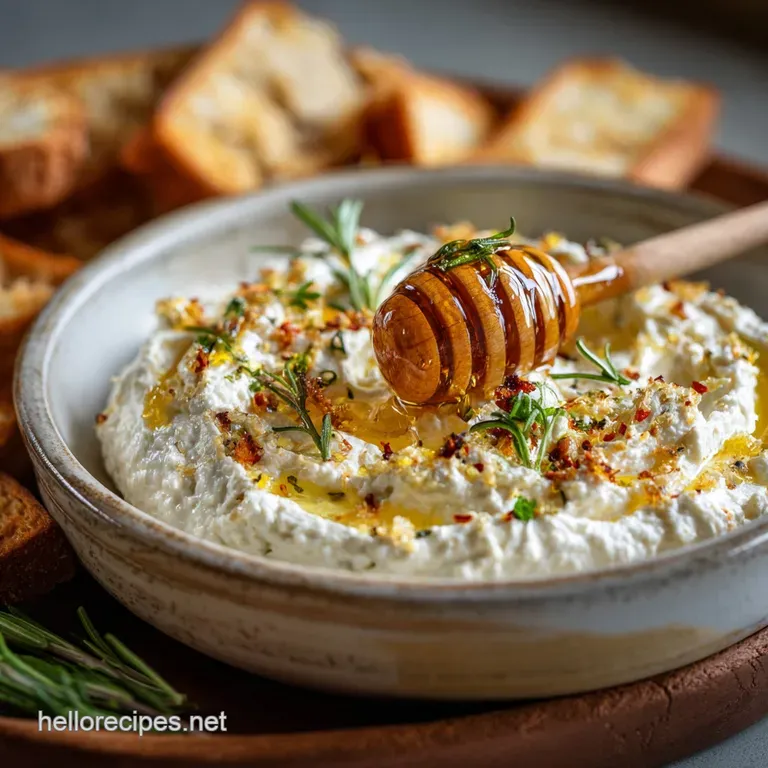 Ricotta Dip with Hot Honey The Easiest Whipped Dip for Fall Parties